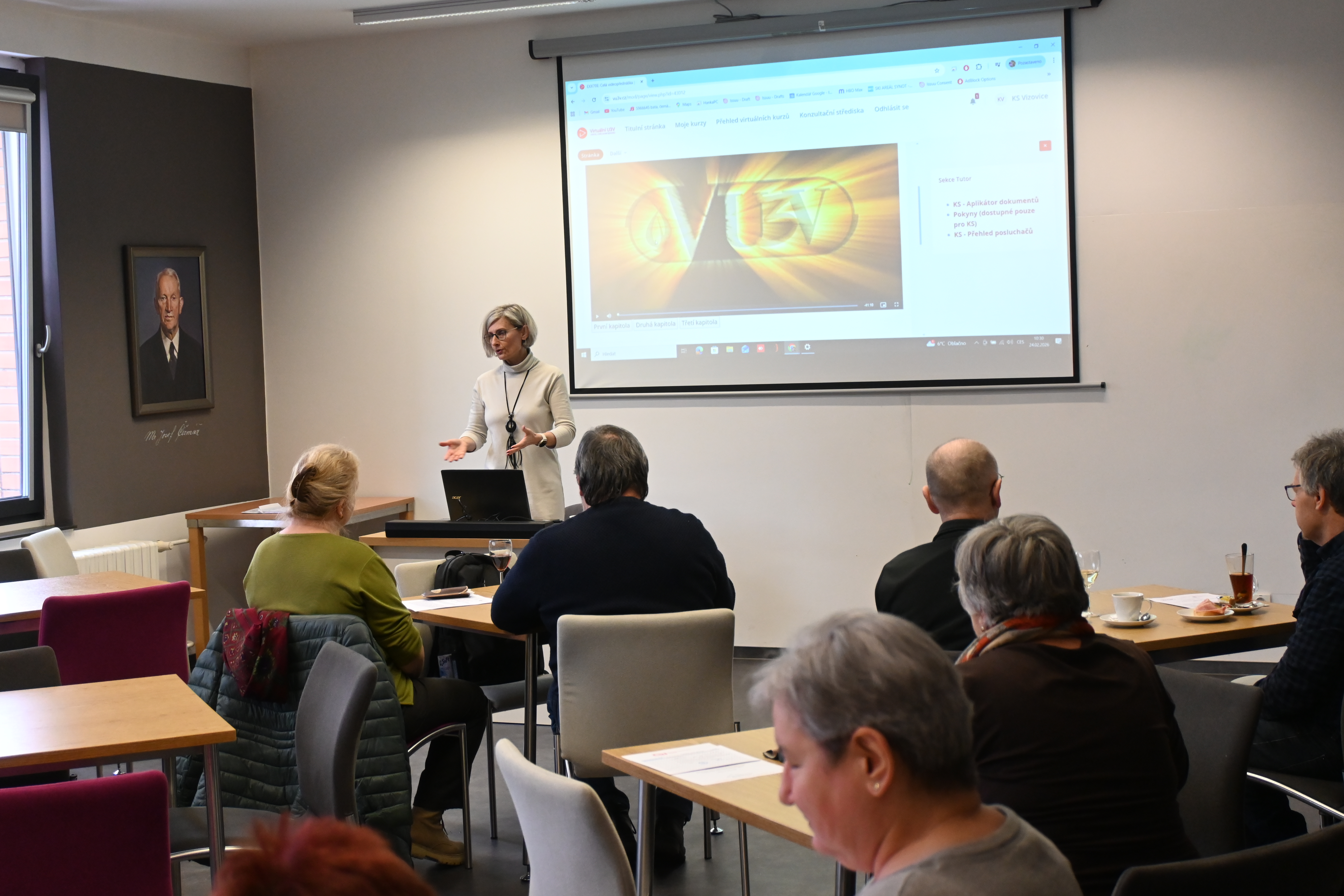 Slavnostní zakončení zimního semestru Virtuální univerzity třetího věku